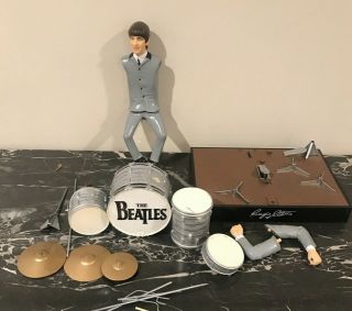 Repair Beatles Ringo Starr Figure W Drum Set Apple Corp Hamilton 1991