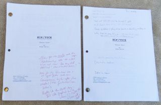 Very Rare Nip/tuck Tv Show Script,  For Un Aired Episode ? Annotated