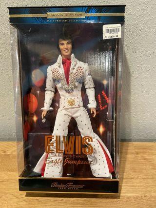 Elvis Presley Collector Edition White Eagle Jumpsuit 12” 2000 Mattel 28570 Nrfb