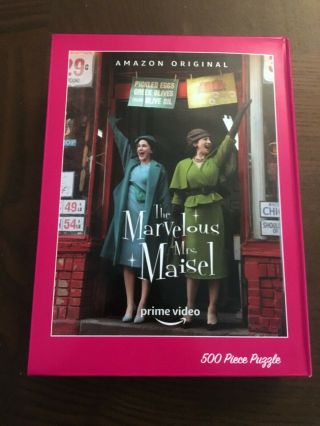 The Marvelous Mrs.  Maisel Promo 500 Piece Jigsaw Puzzle Amazon Collectible Tv