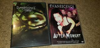 Very Rare Evanescence After Midnight Dvd Plus Anywhere But Home 2 Dvd Set