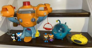 Fisher Price Octonauts Octopod Playset With 2 Gups And 4 Figures