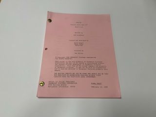 Frasier Production Script " Frasier Gotta Have It " 40570 Ep - 116 Paramount
