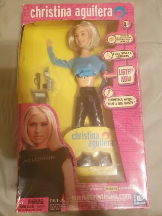 Christina Aguilera Singing Doll.  What A Girl Wants