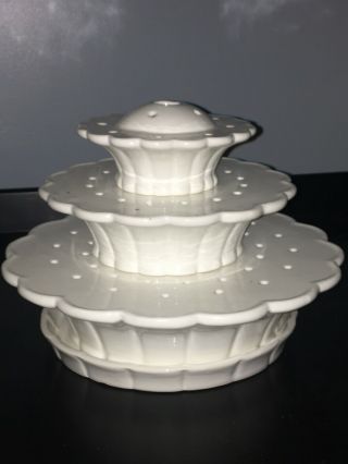 Martha Stewart By Mail 3 Tier Stacking Ceramic Flower Vase