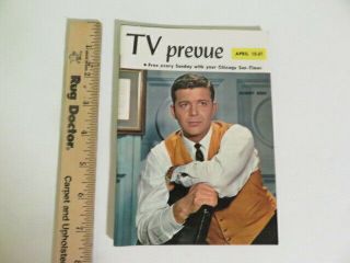 Robert Reed - The Defenders - Brady Bunch - Tv Prevue - 1962 - Regional Tv Guide - Chicago