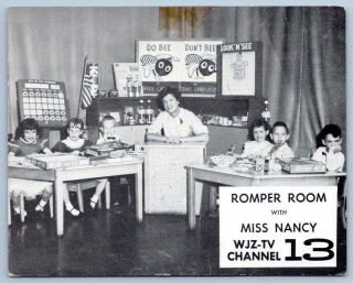 Romper Room With Miss Nancy Wjz Channel 13 Baltimore Md Advertising Card 1960 