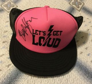 Lets Get Loud Autograph Cap By Jennifer Lopez