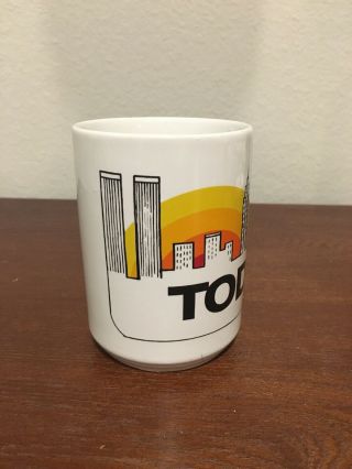 Vtg Today Show Nbc News Coffee Mug Cup York City Skyline W/ Twin Towers