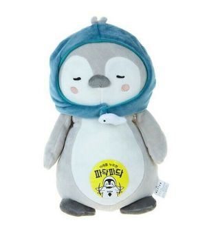 Cloy A Crash Landing Of Love Official : Flap Blue Hat Penguin Doll 32cm