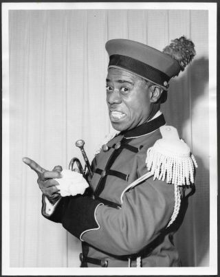 Louis Armstrong 1950s Nbc Tv Promo Photo Jazz Trumpet Early Tv