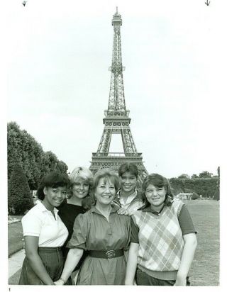 Lisa Whelchel Nancy Mckeon Mindy Cohn Eiffel Tower Facts Of Life 82 Nbc Tv Photo