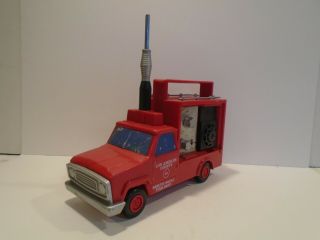 Ljn Emergency Squad 51 - Radio Walkie Talkie Truck - Vintage 1975