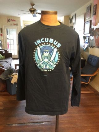 2002 Incubus Long Sleeve T Shirt Rock Tour Concert T Shirt Xl Sleeve Print Usa
