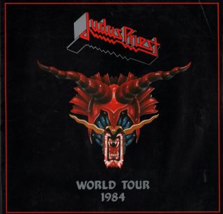 Judas Priest 1984 Defending The Faith U.  S.  Tour Concert Program Book / Vg 2 Nmt