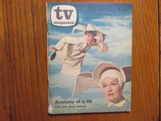 Oct - 1967 Washington Evening Star Tv Mag (the Flying Nun/sally Field/jill Townsend