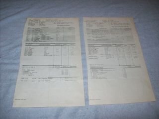 Authentic 1975 Tv Columbo Production Call Sheets - A Case Of Immunity