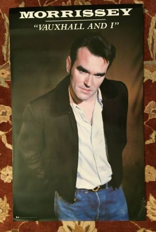 Morrissey Vauxhall And I Rare Promotional Poster From 1994