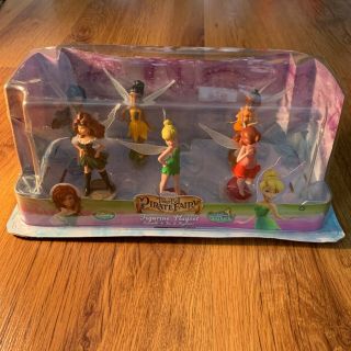 Disney Store Tinker Bell Pirate Fairy Figurine Playset One Missing