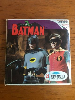 Vintage Batman And Robin Viewmaster 1966 " The Purr - Fect Crime "