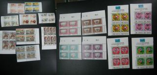 Taiwan China Early Stamps Set,  Block Of 4 Set