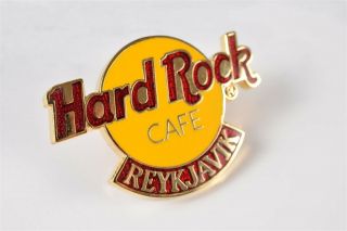 Vintage Old Stock Hard Rock Cafe Lapel/hat Pin Reykjavik Iceland