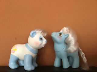Vintage 1988 " G1 " My Little Pony Baby Pony & Pretty Pal Panda 