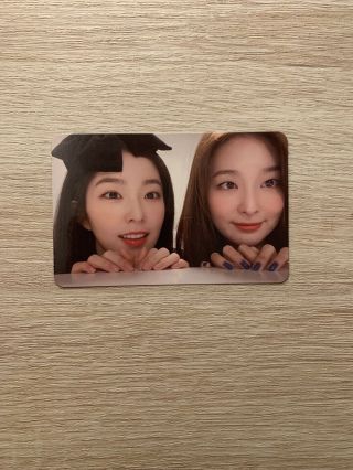 Red Velvet Irene And Seulgi Monster Photocard