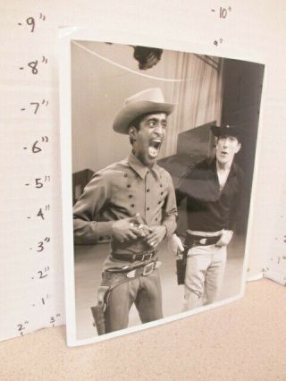 Nbc Tv Show Photo 1960s Andy Williams Show Sammy Davis Jr Cowboy Cap Gun Holster