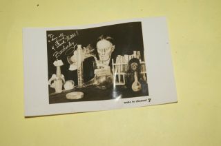 Photo/ Postcard - Zacherley Shock Theater 1950 