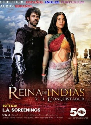 La Reina De Indias Y El Conquistador,  Subt - Ing - Esp - Por,  Colombia,  15 Dvd,  2020