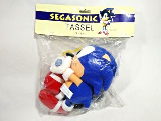 Sonic The Hedgehog Curtain Tassel Grabber Plush Doll Japan Sega Home Decor Mib