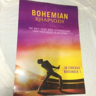 Bohemian Rhapsody Queen Rare Australian Cinema One Sheet Movie Poster