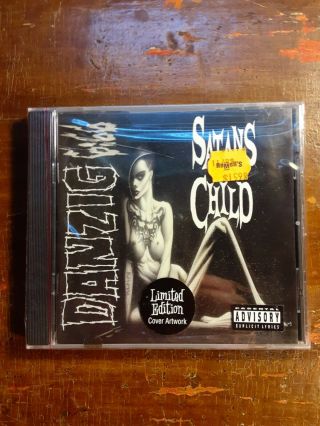 Danzig - " Satans Child " Limited Edition Promo Cd & Sticker Rare