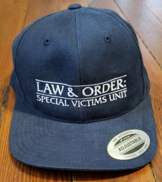 Official Vintage Law & Order Svu Tv Promo Hat - Ice - T Special Victims Unit