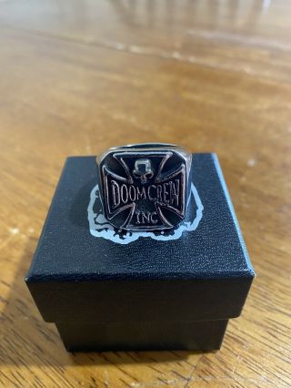 Black Label Society Official Doom Crew Ring Size 12