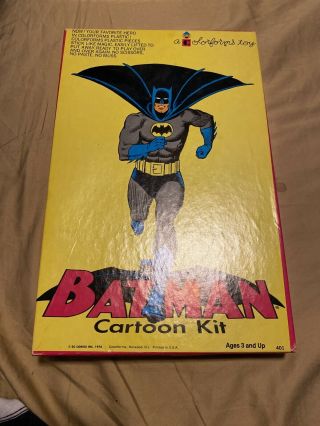 Vintage 1966 Batman Cartoon Kit Colorforms Set