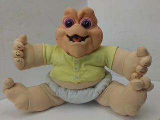 1991 Hasbro Talking Baby Sinclair Dinosaurs Disney Plush Pull To Talk Not Mama