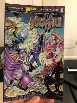 Sdcc Comic Con Storm Watch 23 1/2 1995 Supplement To Wizard Guide And 2 More