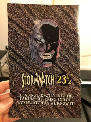 SDCC Comic Con Storm Watch 23 1/2 1995 Supplement to Wizard Guide and 2 more 2