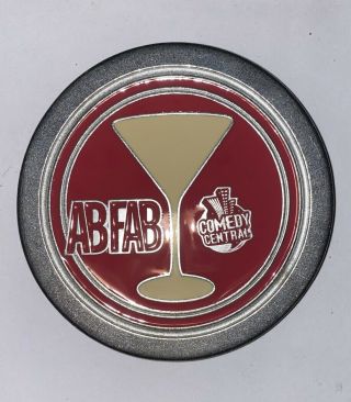 Comedy Central Absolutely Fabulous Abfab Great Metal Coaster Set Rare Ltd Ed