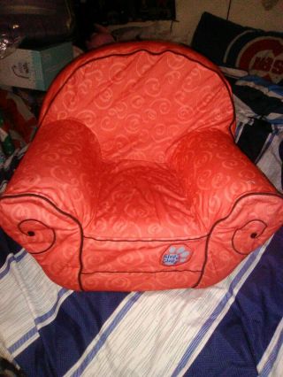 Vintage Blues Clues Foam Plush Red Thinking Chair W/ Removable Cover