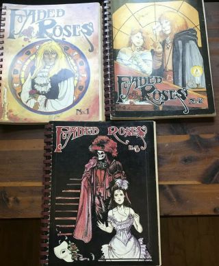 Beauty And The Beast Tv Show Fanzines Faded Roses 1,  2 And 3