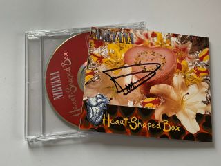 Nirvana - Heart Shaped Box 1993 Cd (signed Autographed) By Dave Grohl