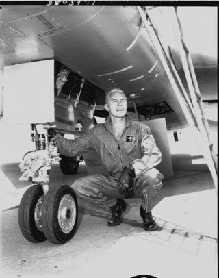 Dean Fredericks Steve Canyon Milton Caniff Air Force 1958 Nbc Tv Photo Negative