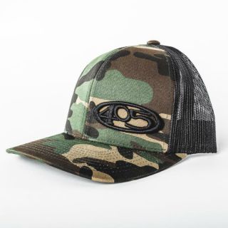 Farmtruck And Azn - Street Outlaws - Camo W/ Black 405 Mesh Snap Back Hat