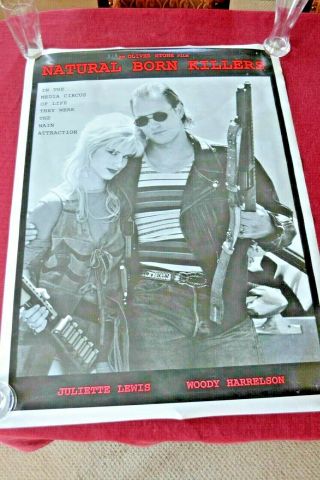 Vintage Natural Born Killers Movie Poster Oliver Stone