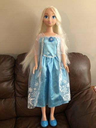 Disney Frozen My Size Elsa Doll Princess Life Size 3 Foot Tall Giant
