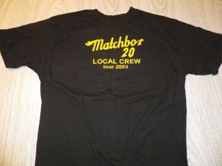 Matchbox 20 Local Crew Limited Edition T - Shirt Brand New/never Worn