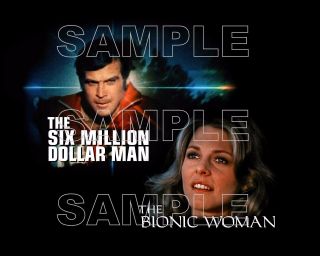 Six Million Dollar Man/bionic Woman 16x20 Photo Poster Lee Majors/lindsay Wagner